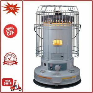 Thermal convection indoor kerosene heater, 1.9 gallon gas capacity, 23,000-BTU