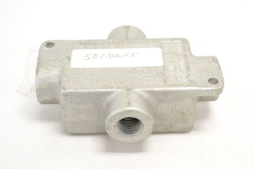 Crouse hinds fsx 1 outlet cast device box iron 1/2in npt conduit fitting b284998 for sale
