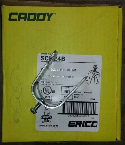 Caddy sch24b -1-1/2 emt or 1-1/4 rigid strut clamp (box of 50)