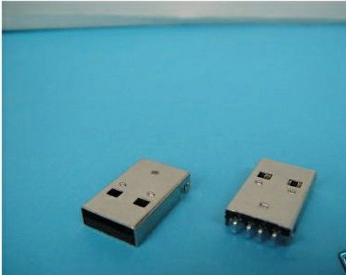 5pcs Right Angle USB Male Panel Chassis Connector Plug,PK7 mh
