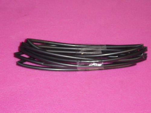 1/4&#034; diameter heat shrink tubing 10 ft 2:1 shrink pvc black ul/csa mil spec for sale