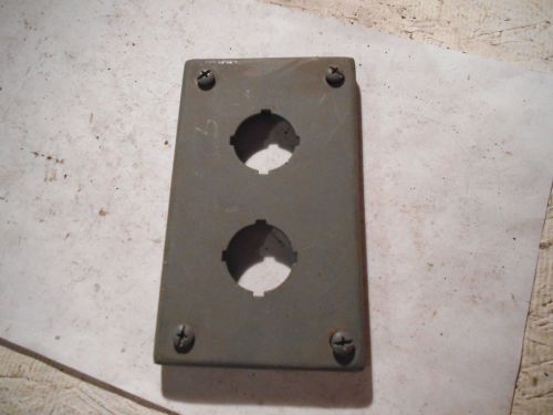 2 PUSH BUTTON SWITCH ENCLOSED BOX COVER