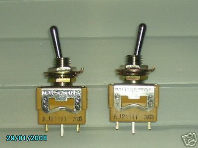 Matsushita 2-position on/on toggle switch - 125/250vac for sale