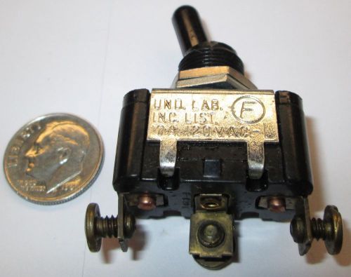 Spdt toggle switch  on-none-on  rated 15a screw terms ul listed  1 pcs. for sale