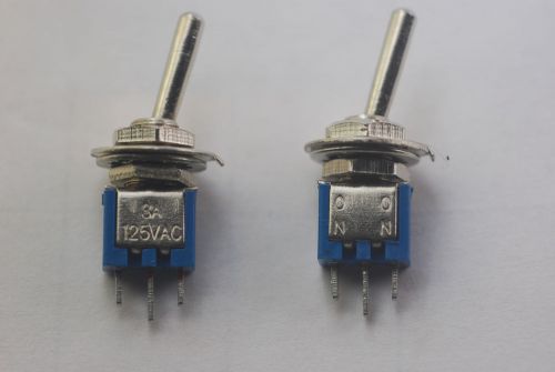 Sk  24pcs. micro toggle switch spdt on/off 3lug for bicycle car boat new for sale
