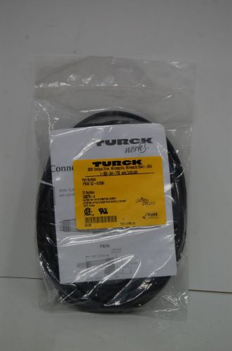 NEW TURCK PICOFAST PKW 3Z-6/S90 CORD 3 PIN FEMALE CONNECTOR (S5-1-5B)