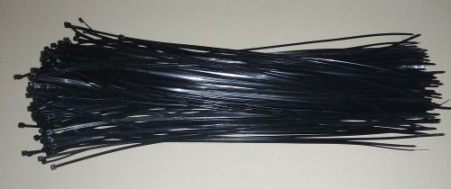 250pc zip tie cable wraps 24&#034; long 3/16&#034; wide 120lbs black 5x600 for sale