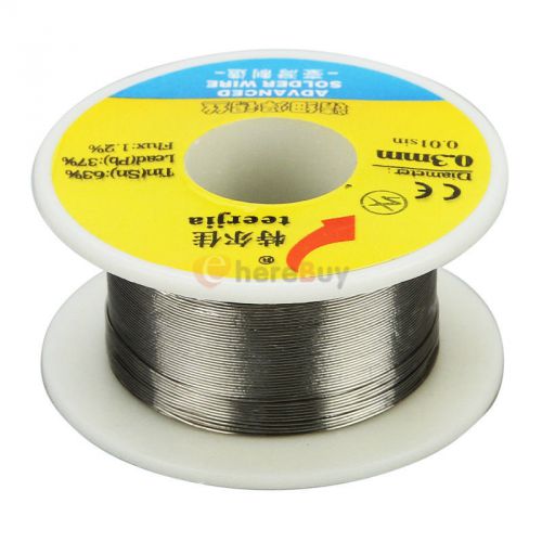New 0.3mm 50g tin lead soldering solder wire rosin core tin(sn) lead(pb) 63/37 for sale
