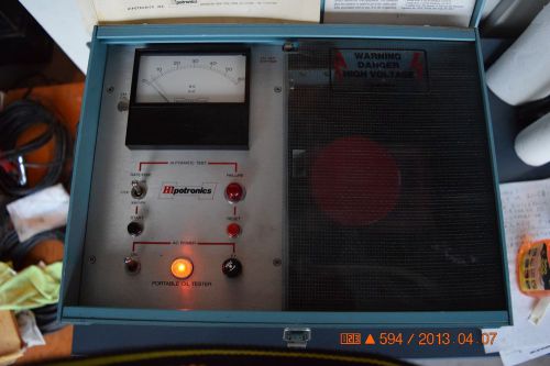 Hipotronics portable dielectric oil tester oc60a excellent condition. for sale