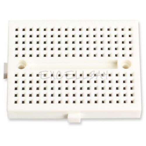 Mini nickel plating breadboard 170 tie-points for arduino shield white e0xc for sale