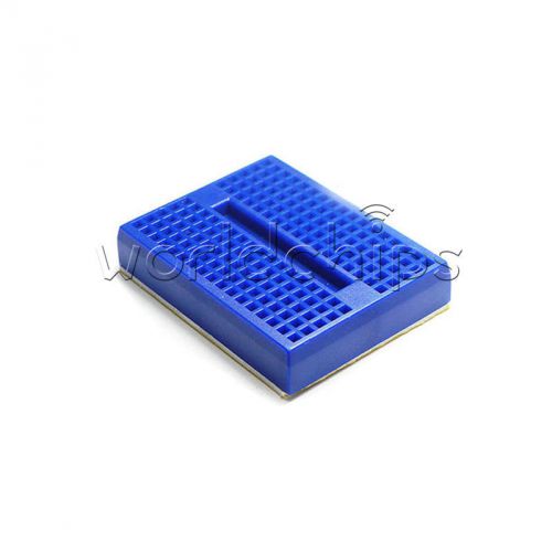 New 170 tie-points mini solderless prototype breadboard for arduino blue for sale