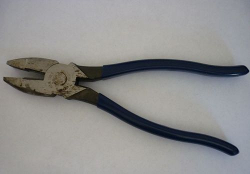 1 USED KLEIN SIDE CUTTING PLIERS D201-9