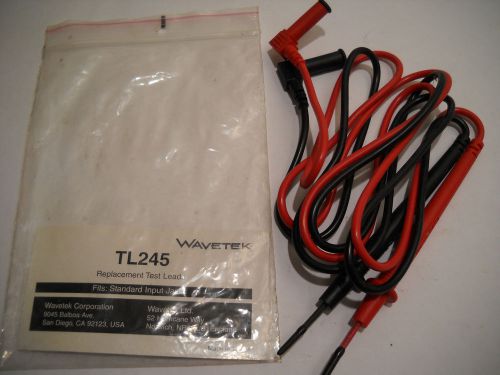 WAVETEK TL245 REPLACEMENT TEST LEADS  NEW CONDITION IN PACKAGE