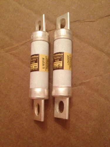 Lot of 2 littelfuse fuse klc40 40a 40 a amp new for sale