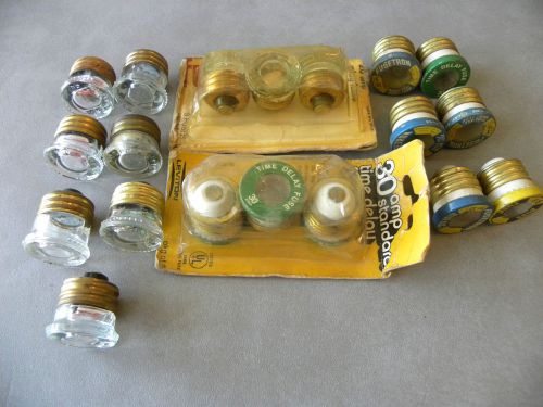 Lot of (19) misc. fuses for sale