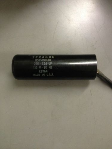 Sprague 85PS110A80 Motor Starting Capacitor with Leads Attached