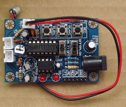 Old version isd1820 voice board voice module sound recording module w lm386 chip for sale