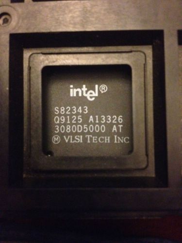 Lot of 100 ~ Intel S82343 Q9125 A13326 VLSI Tech New IC&#039;s in Trays