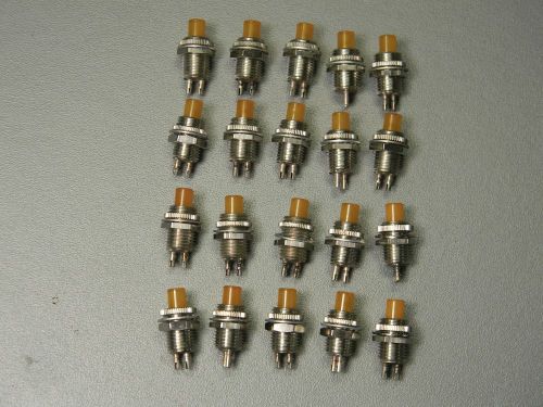 Aircraft instrument panel indicator miniature light assembly, set of 20,  1/4 &#034; hole for sale