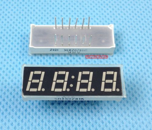 5pcs .28 inches 7 Seg-4 digit 4 digitals  display time score common cathode
