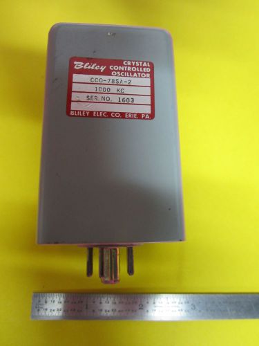 Bliley 1 mhz cco-78sa-2 frequency standard quartz oscillator for sale