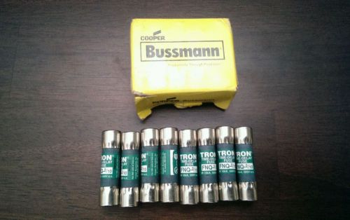 New Cooper Bussman FNQ- 2/10 Tron Time Delay Fuse (Lot of 8)