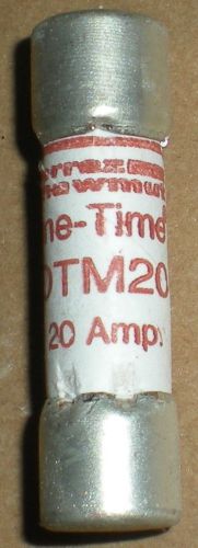 ELECTRICAL FUSE MERSEN SHAWMUT 20 AMP OTM20 250 VAC FAST ACTING ONE TIME 10 LOT