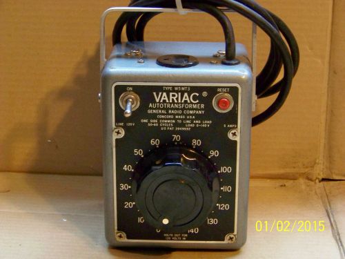 General Radio Company Type W5MT3 VARIAC