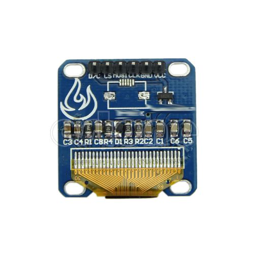 Oled lcd blue 0.96&#034; spi serial display module for arduino/stm32/51 yellow+128x64 for sale