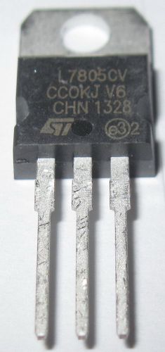 5pcs l7805cv positive 5v voltage regulator to-220 l7805 us seller for sale