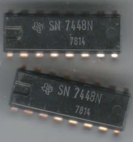 Original SN7448 Vintage Driver IC, Fast shipping with tracking