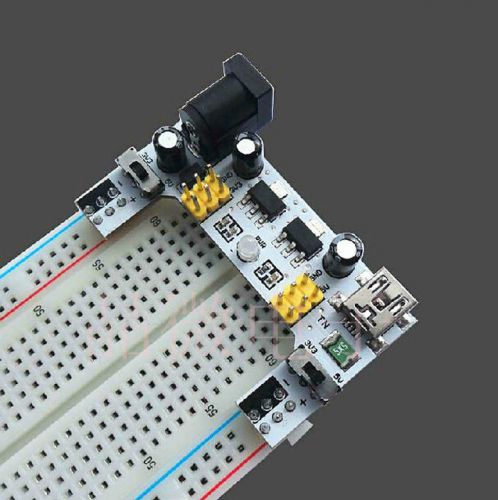 1Pcs 5V/3.3V MB 102 Breadboard Power Supply Module for Arduino BEST US