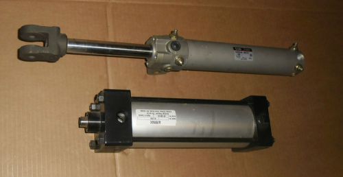 Lot of 2 smc &amp; airmax air cylinder ckg1a40-m6175-100 + 83.6306 rr168810c for sale