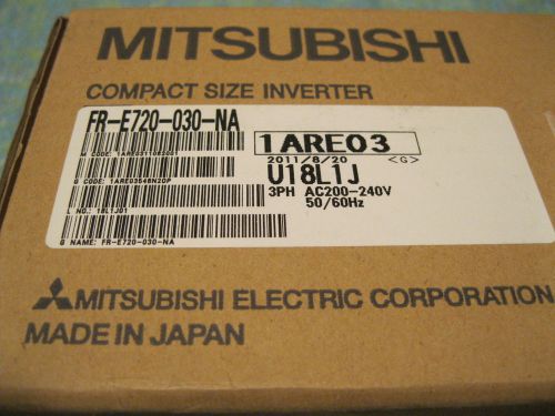 FR-E720-030-NA Mitsubishi  FRE720030NA COMPACT SIZE INVERTER 3PH AC200-240v