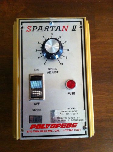 Spartan II Polyspede  Speed Control. Works Fine.