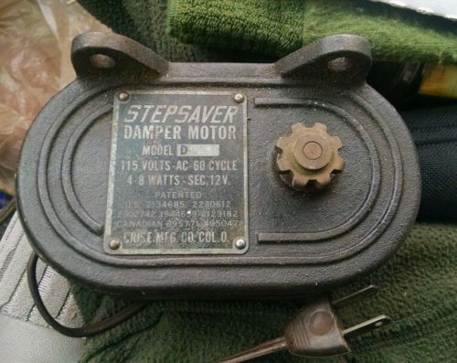 Damper motor, stepsaver, 115 volts, vintage for sale
