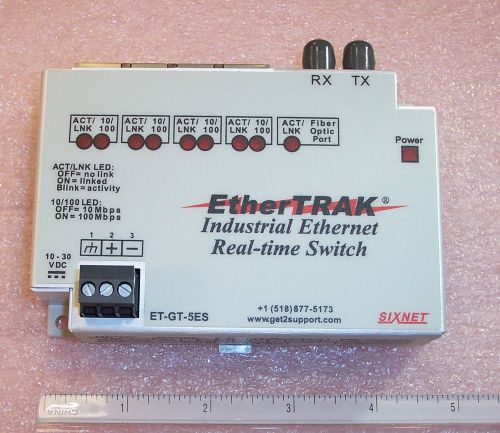 ET-GT-5ES-1-2 SIXNET INDUSTRIAL ETHERNET REAL TIME SWITCH NOS IN ORIGINAL BOX