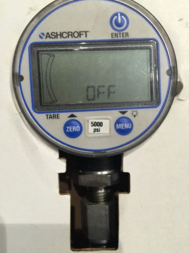Ashcroft type dg25  # dg2551l0nam02l500  digital test gauge, 0/5000 psi for sale