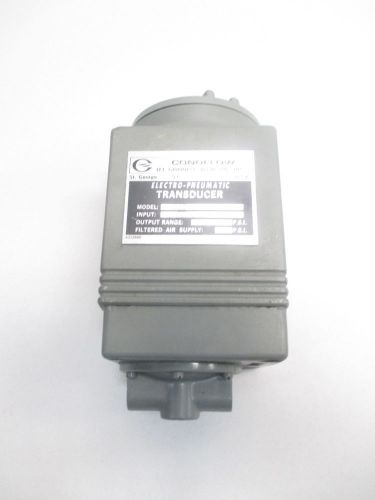 CONOFLOW GT15CD ELECTRO-PNEUMATIC 4-20MA 3-15PSI 25PSI TRANSDUCER D469147