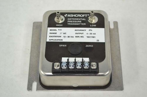 Ashcroft xldp .5% differental pressure 0.1in-h2o 13-36v-dc transmitter b349329 for sale
