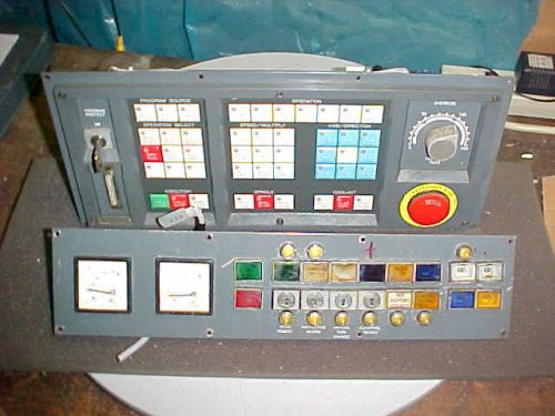Fanuc operator panel a02b-0084-c141 w/ gauge panel for sale