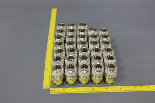 33 new numatics brass/nickel tube fittings f-inb 103 102-023 1/2x1/2(s2-1-3h) for sale