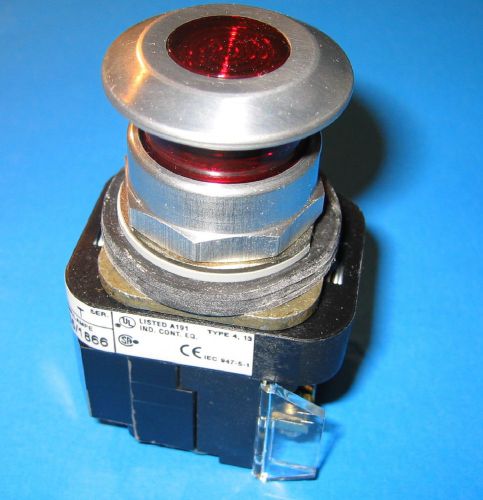 Allen-bradley 800t-fxp16xa1 e-stop push button red 120v for sale