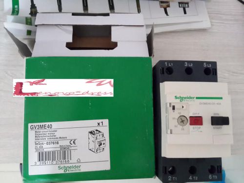 Schneider Telemecanique Motor Circuit Breaker GV3ME40 25-40A new in box #J431 lx