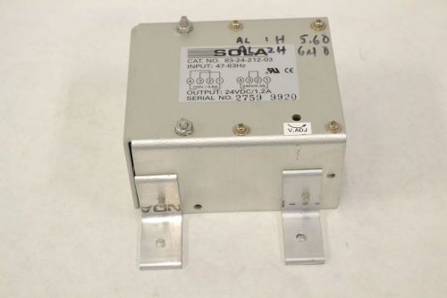 Sola 83-24-212-03 module power supply 120/240v-ac 24v-dc 1.2a amp b329577 for sale