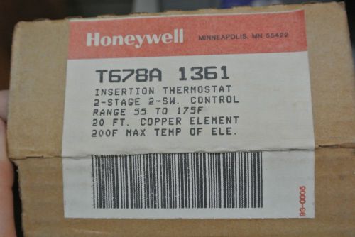 HONEYWELL T678A 1361 INSERTION THERMOSTAT