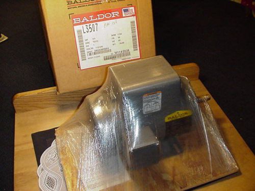 Baldor L3507 AC Motor 3/4 HP 115/230V, Single Phase, 1725 RPM, FR 56 NEW IN BOX!