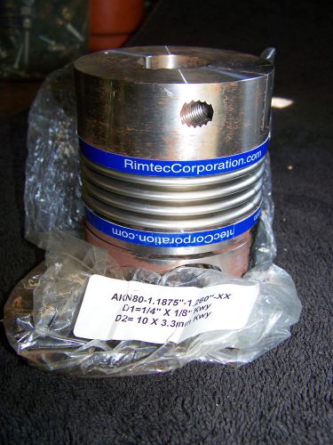 Unused rimtec/gerwah akn80 flexible coupling, 1-1/8&#034; -1.260-xx for sale
