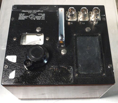 General Radio 722-CD 11 &amp; 1.1 uuf Precision Capacitor