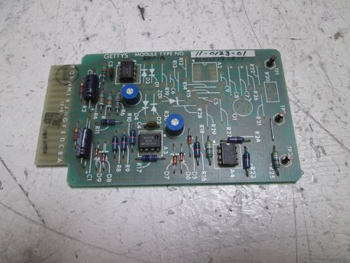 GETTYS 11-0123-01 PC BOARD *USED*
